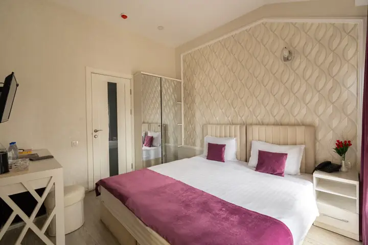 Делюкс — двухместный номер — Shoxjahon Hotel, 9