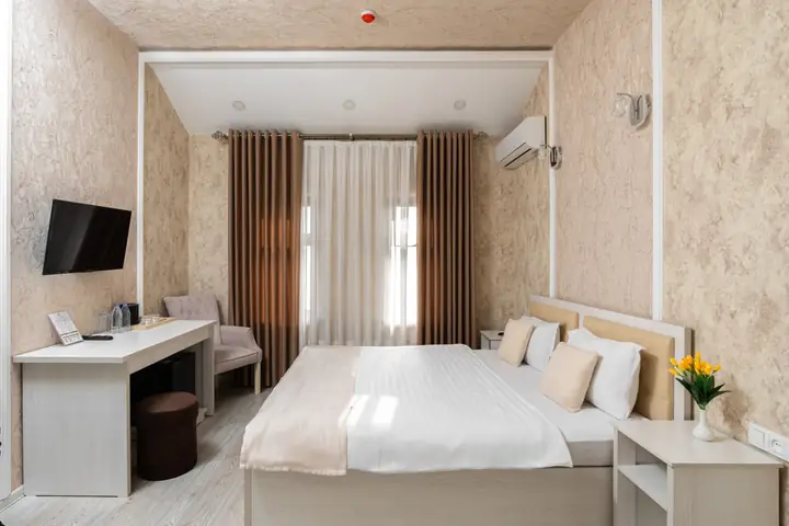 Делюкс — двухместный номер — Shoxjahon Hotel, 15
