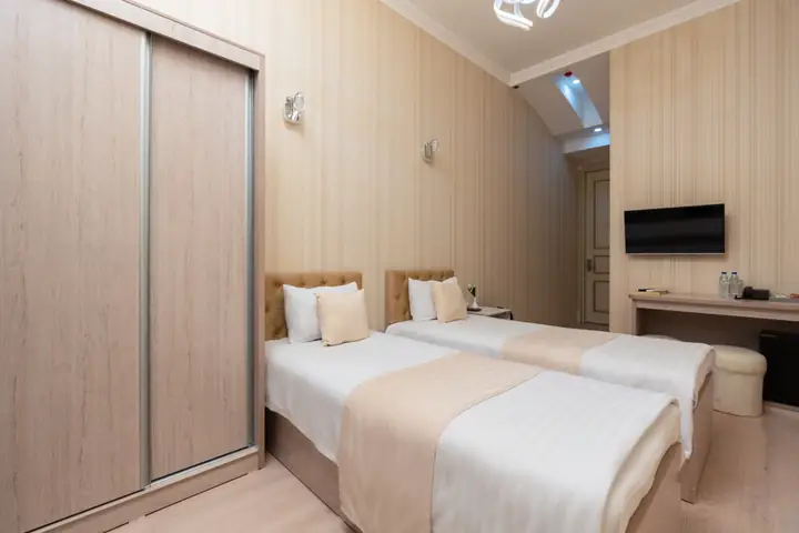 Двухместный номер с 2 отдельными кроватями — Shoxjahon Hotel, 5