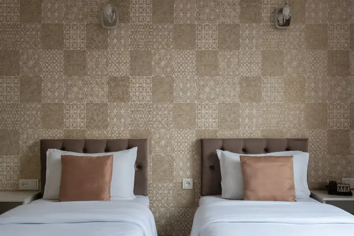 Двухместный номер с 2 отдельными кроватями — Shoxjahon Hotel, 10